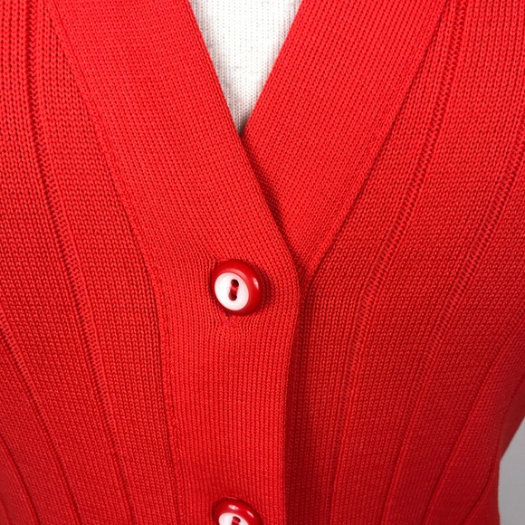 VTG 70s James Kenton Polyester Button Cardigan - Picture 4 of 5